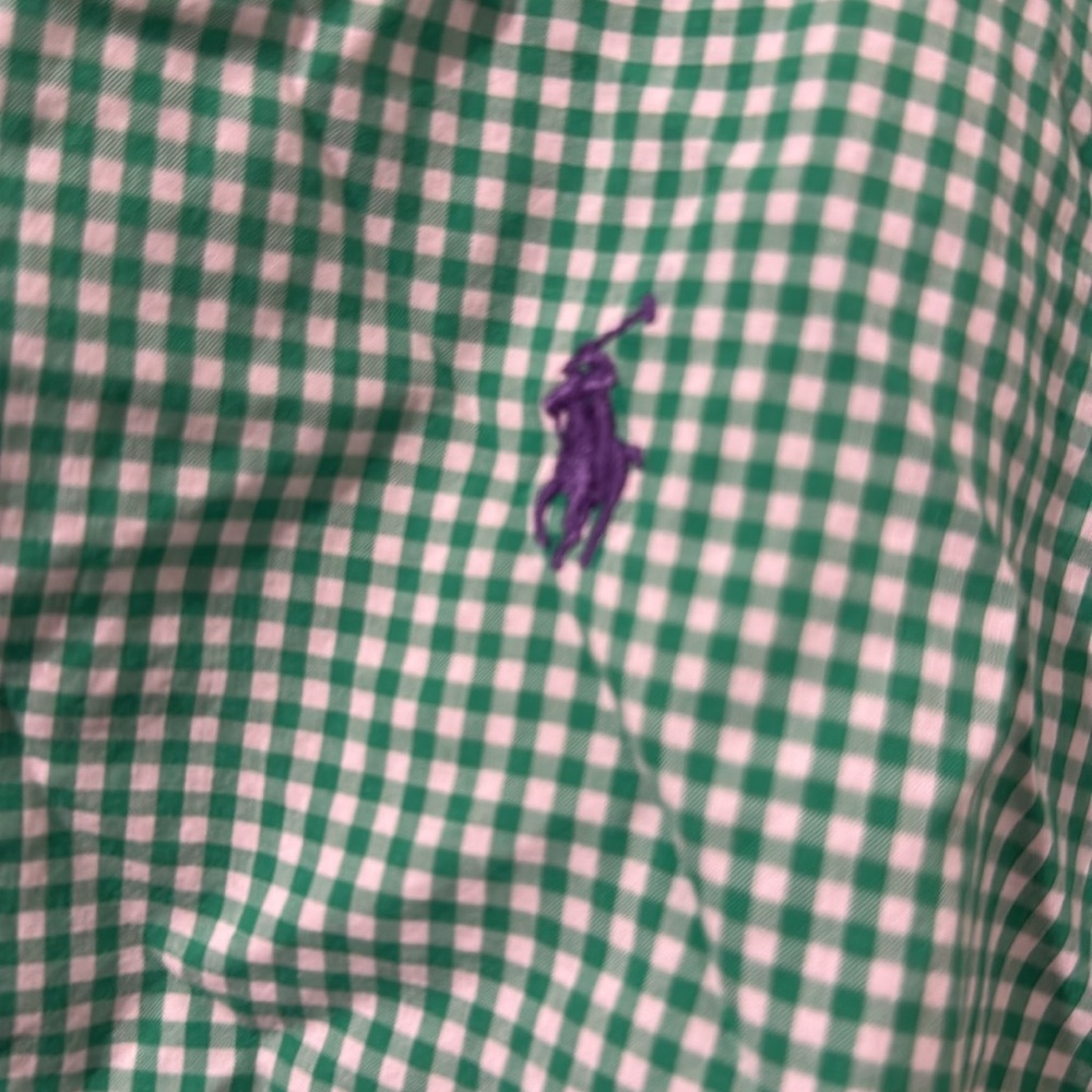 Green XL Ralph Lauren button down - Picture 2 of 4